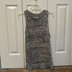 Loft sleeveless multi-color sweater